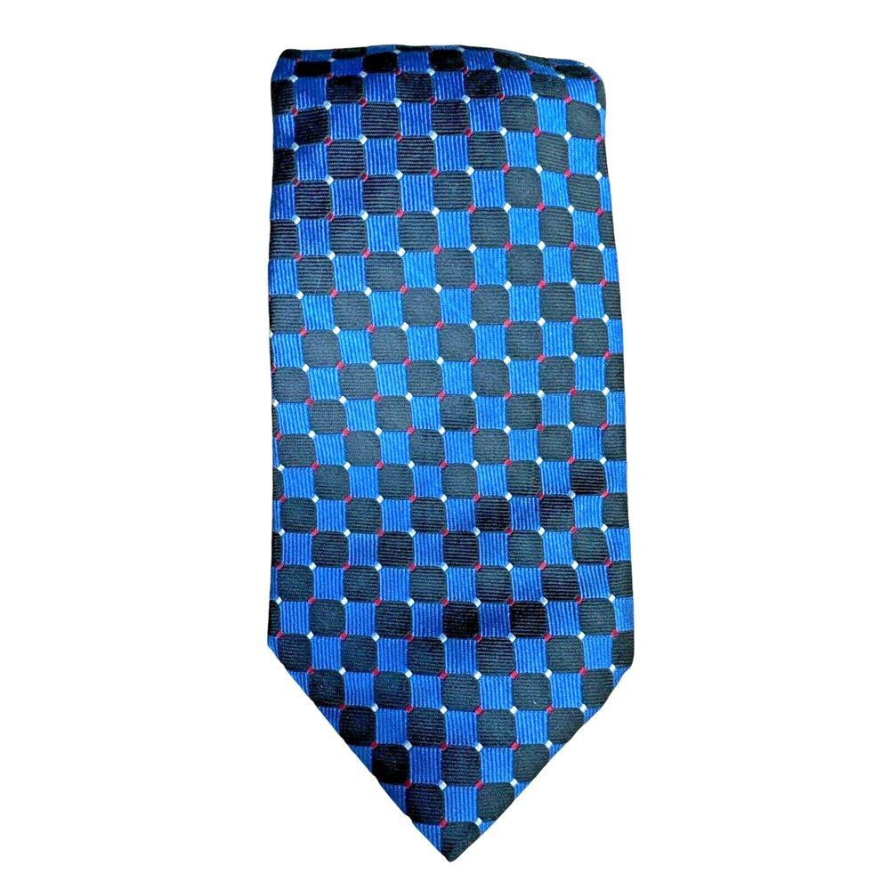 Roundtree & Yorke All Silk Hand Sewn Tie, Woven in England, Made in‎ USA